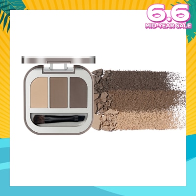 JUDYDOLL Modeling 3-Color Eyebrow Powder 02 1s