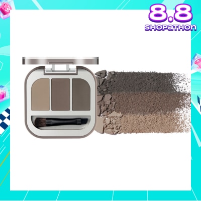 JUDYDOLL Modeling 3-Color Eyebrow Powder 03 1s