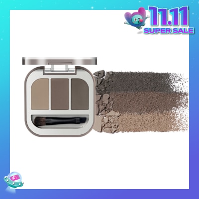 JUDYDOLL Modeling 3-Color Eyebrow Powder 03 1s