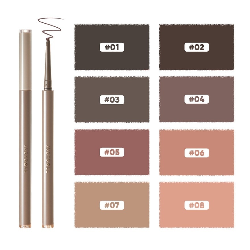 Slim Gel Eyeliner 02 Dark Brown 1s