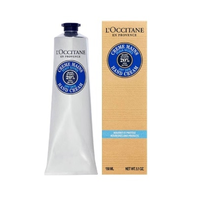 L'OCCITANE Shea Butter Hand Cream (20% Organic Shea Butter + Internse Nourishment + Vegan) 150ml