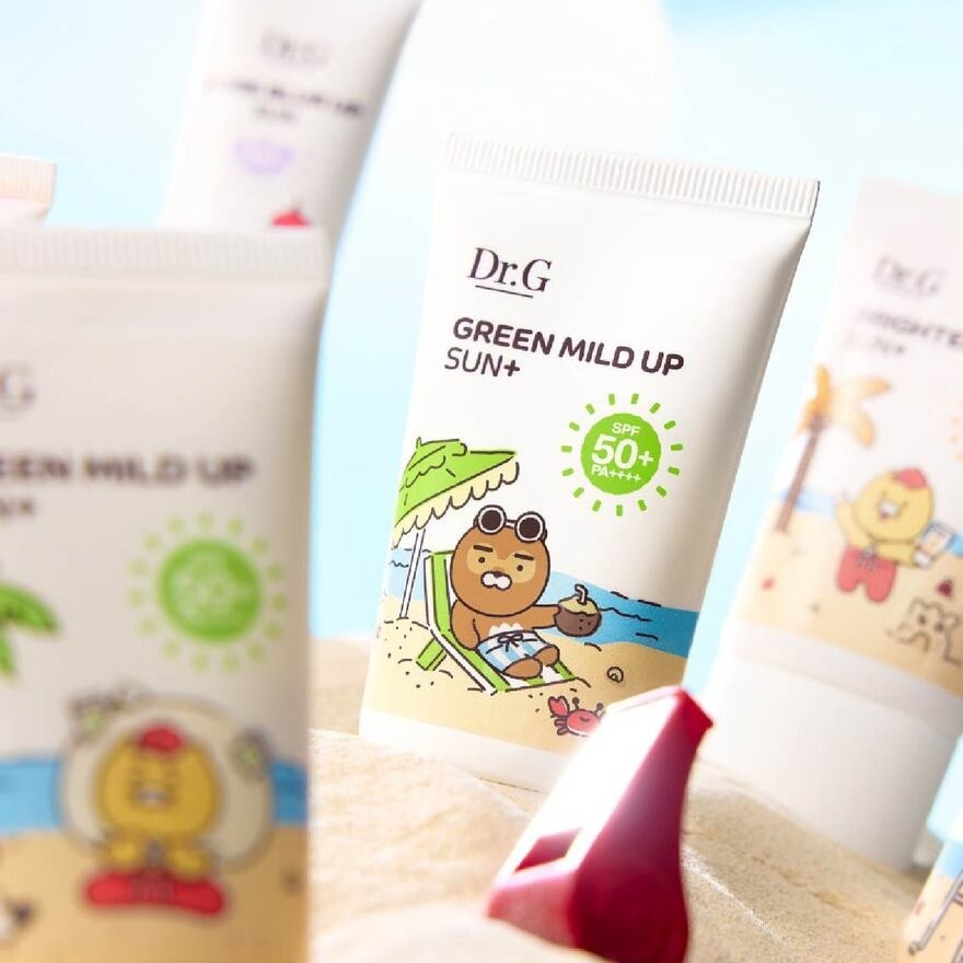 Kakao Friends Edition Green Mild Up Sun+ SPF50+ PA++++ Twinpack 1s