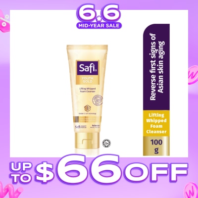 SAFI - Youth Gold Lifting Whipped Foam Cleanser (For Oily To Combination Skin) 100g