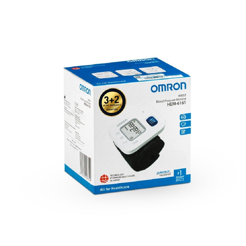 Omron Wrist Blood Pressure Monitor Hem-6161 1s
