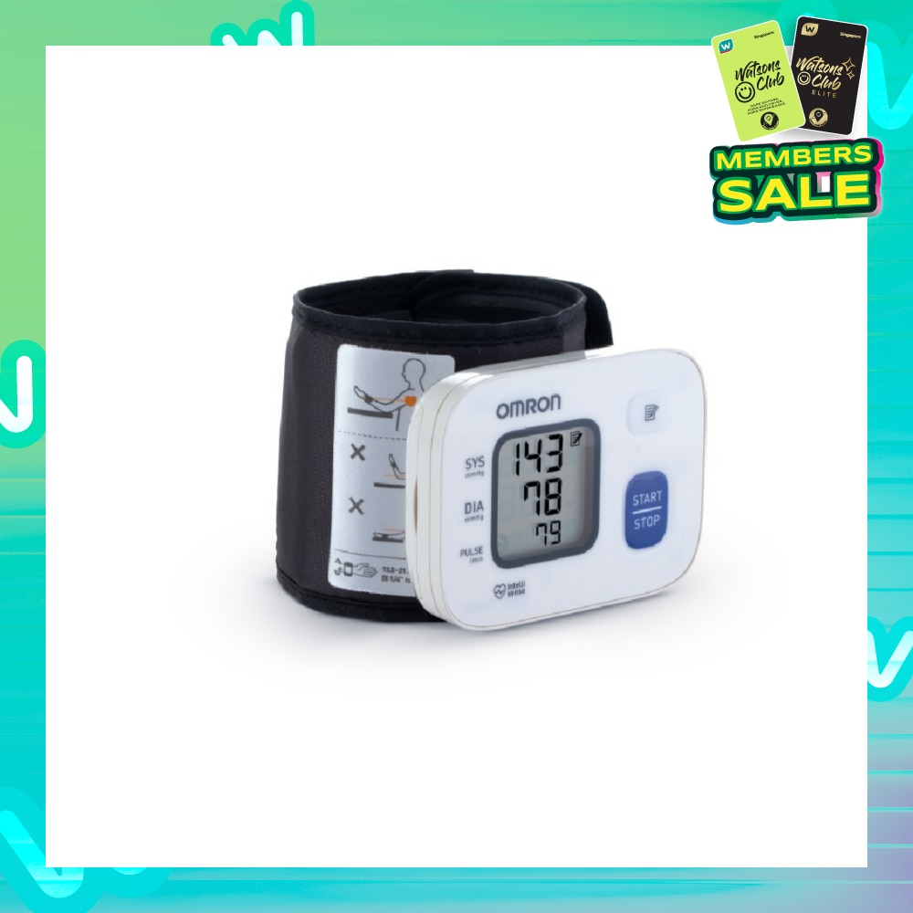 Omron Wrist Blood Pressure Monitor Hem-6161 1s