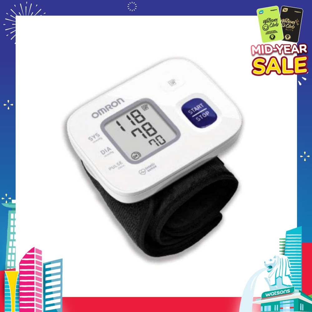 Omron Wrist Blood Pressure Monitor Hem-6161 1s