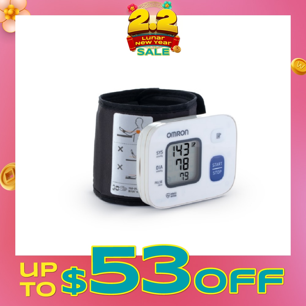 Omron Wrist Blood Pressure Monitor Hem-6161 1s