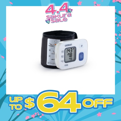 OMRON - Omron Wrist Blood Pressure Monitor Hem-6161 1s