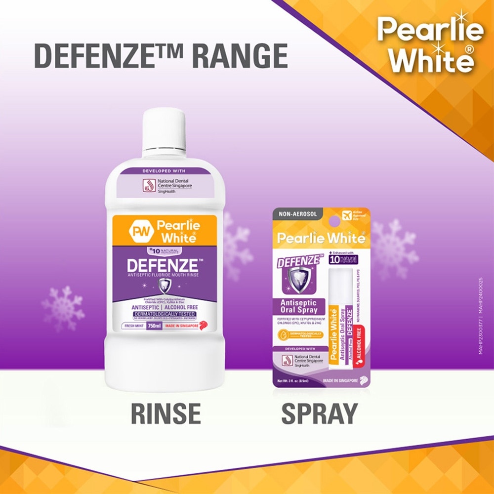 Defenze Alcohol Free Antiseptic Oral Spray (To Fight Viruses & Bad Breath) 8.5ml