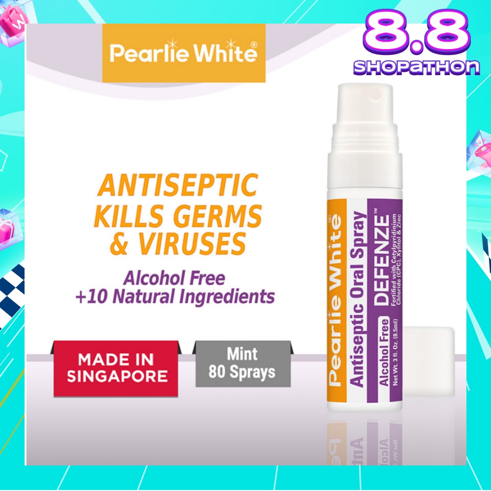 Defenze Alcohol Free Antiseptic Oral Spray (To Fight Viruses & Bad Breath) 8.5ml