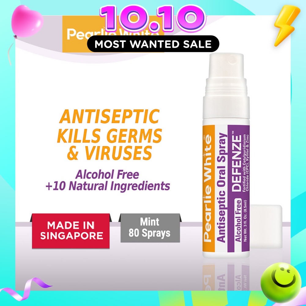 Defenze Alcohol Free Antiseptic Oral Spray (To Fight Viruses & Bad Breath) 8.5ml image
