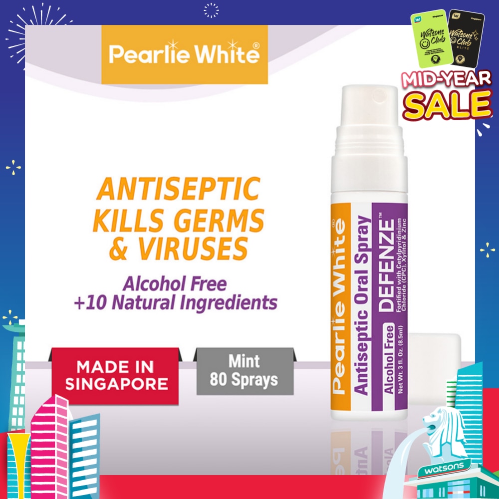 Defenze Alcohol Free Antiseptic Oral Spray (To Fight Viruses & Bad Breath) 8.5ml