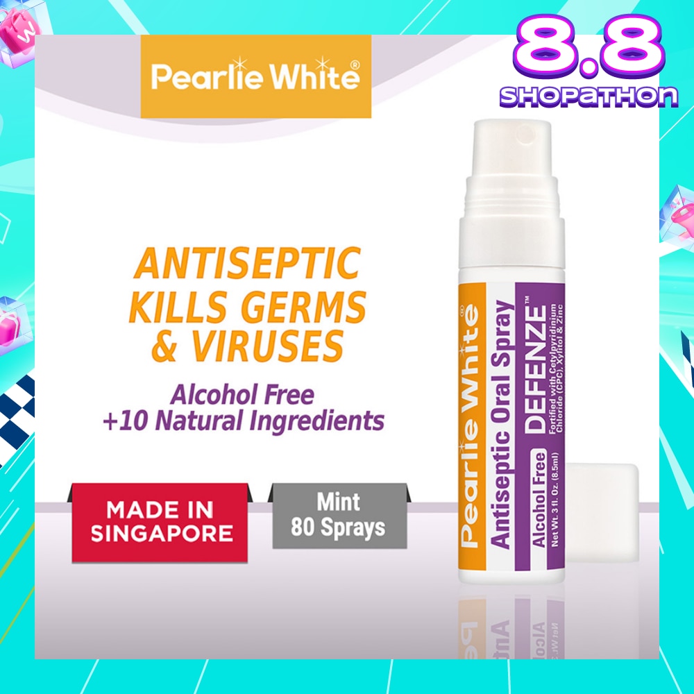 Defenze Alcohol Free Antiseptic Oral Spray (To Fight Viruses & Bad Breath) 8.5ml