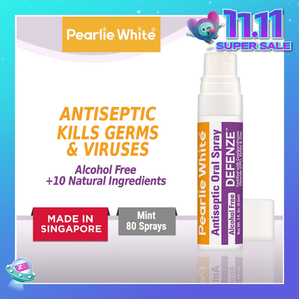 Defenze Alcohol Free Antiseptic Oral Spray (To Fight Viruses & Bad Breath) 8.5ml