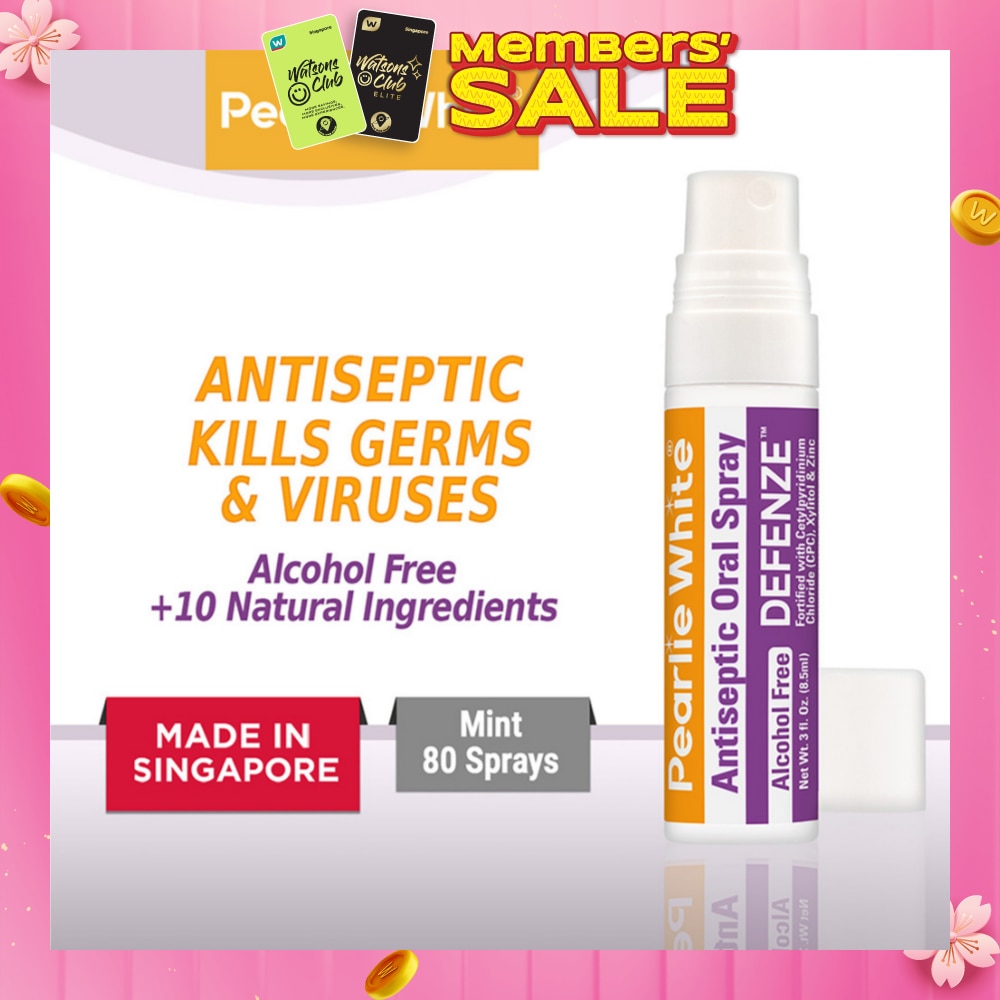 Defenze Alcohol Free Antiseptic Oral Spray (To Fight Viruses & Bad Breath) 8.5ml