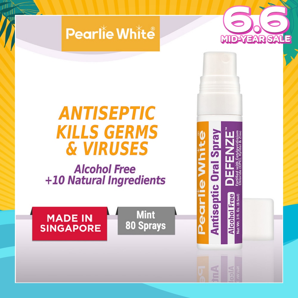 Defenze Alcohol Free Antiseptic Oral Spray (To Fight Viruses & Bad Breath) 8.5ml