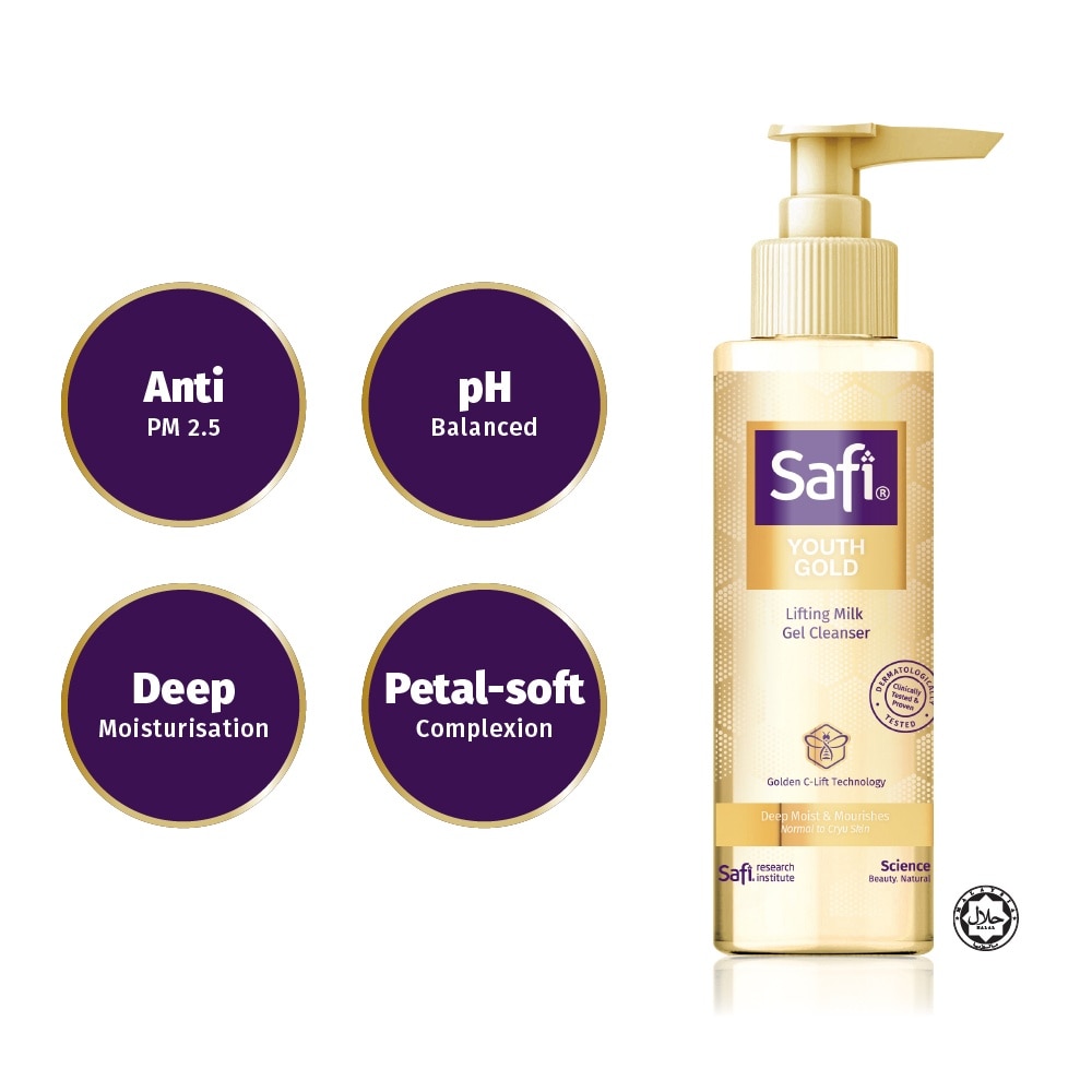 Youth Gold Lifting Milk Gel Cleanser (For Deep Moist & Mourishes) 160ml