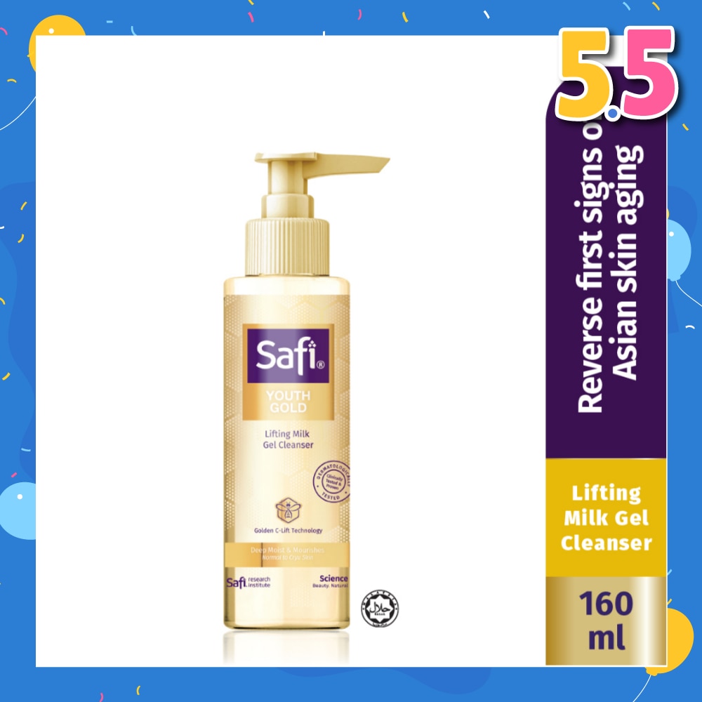 Youth Gold Lifting Milk Gel Cleanser (For Deep Moist & Mourishes) 160ml