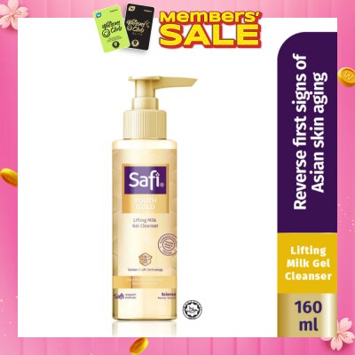 SAFI Youth Gold Lifting Milk Gel Cleanser (For Deep Moist & Mourishes) 160ml