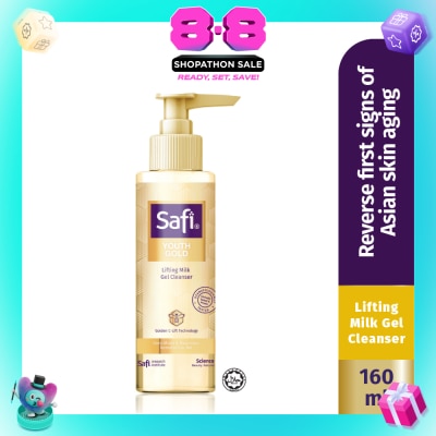 SAFI - Youth Gold Lifting Milk Gel Cleanser (For Deep Moist & Mourishes) 160ml (Expiry: Mar`2027)