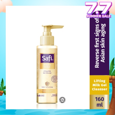 SAFI Youth Gold Lifting Milk Gel Cleanser (For Deep Moist & Mourishes) 160ml