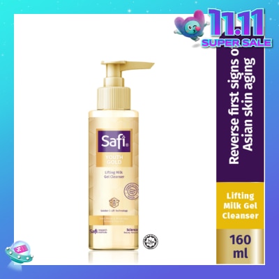 SAFI Youth Gold Lifting Milk Gel Cleanser (For Deep Moist & Mourishes) 160ml