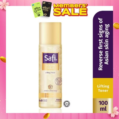 SAFI Youth Gold Lifting Toner 100ml (Expiry: April`2026)