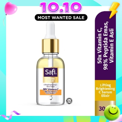 SAFI Youth Gold Lifting Brightening C Serum Elixir (To Brighten & Lift Skin) 30ml image
