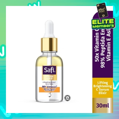 SAFI Youth Gold Lifting Brightening C Serum Elixir (To Brighten & Lift Skin) 30ml