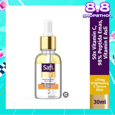 SAFI Youth Gold Lifting Brightening C Serum Elixir (To Brighten & Lift Skin) 30ml