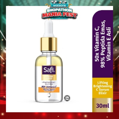 SAFI - Youth Gold Lifting Brightening C Serum Elixir (To Brighten & Lift Skin) 30ml