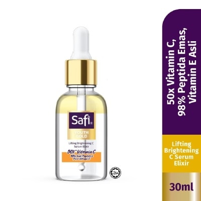 SAFI Youth Gold Lifting Brightening C Serum Elixir (To Brighten & Lift Skin) 30ml