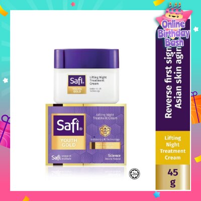 SAFI Youth Gold Lifting Night Treatment Cream (For Age Correcting & Overnight Repair) 45g