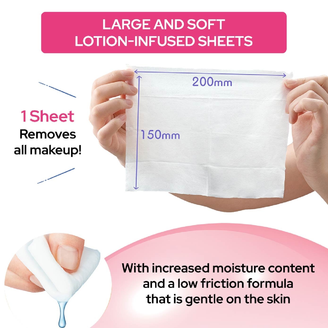 Cleansing Sheet Moist 10s