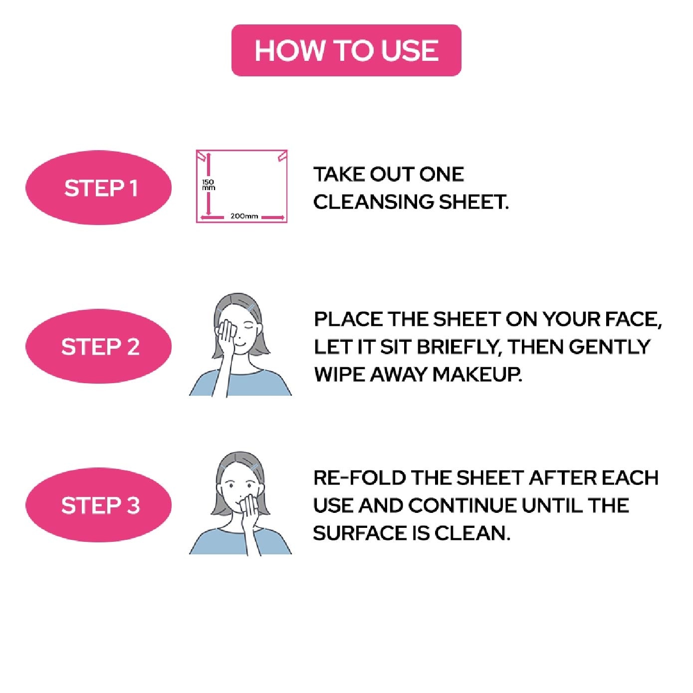 Cleansing Sheet Moist 10s