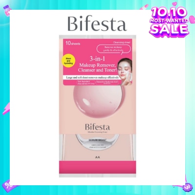 BIFESTA Cleansing Sheet Moist 10s