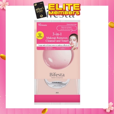 BIFESTA Cleansing Sheet Moist 10s
