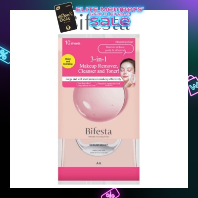 BIFESTA Cleansing Sheet Moist 10s