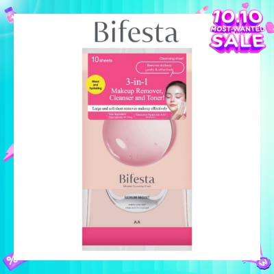 BIFESTA Cleansing Sheet Moist 10s