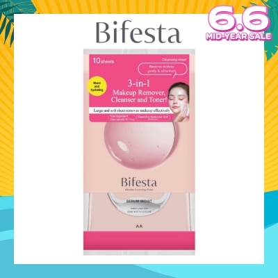 BIFESTA Cleansing Sheet Moist 10s