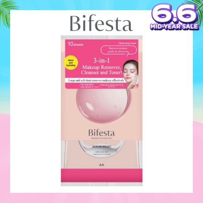 BIFESTA Cleansing Sheet Moist 10s
