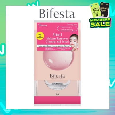 BIFESTA Cleansing Sheet Moist 10s