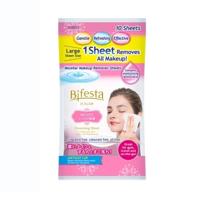 BIFESTA Cleansing Sheet Moist 10s