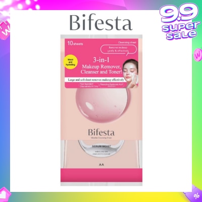 BIFESTA Cleansing Sheet Moist 10s
