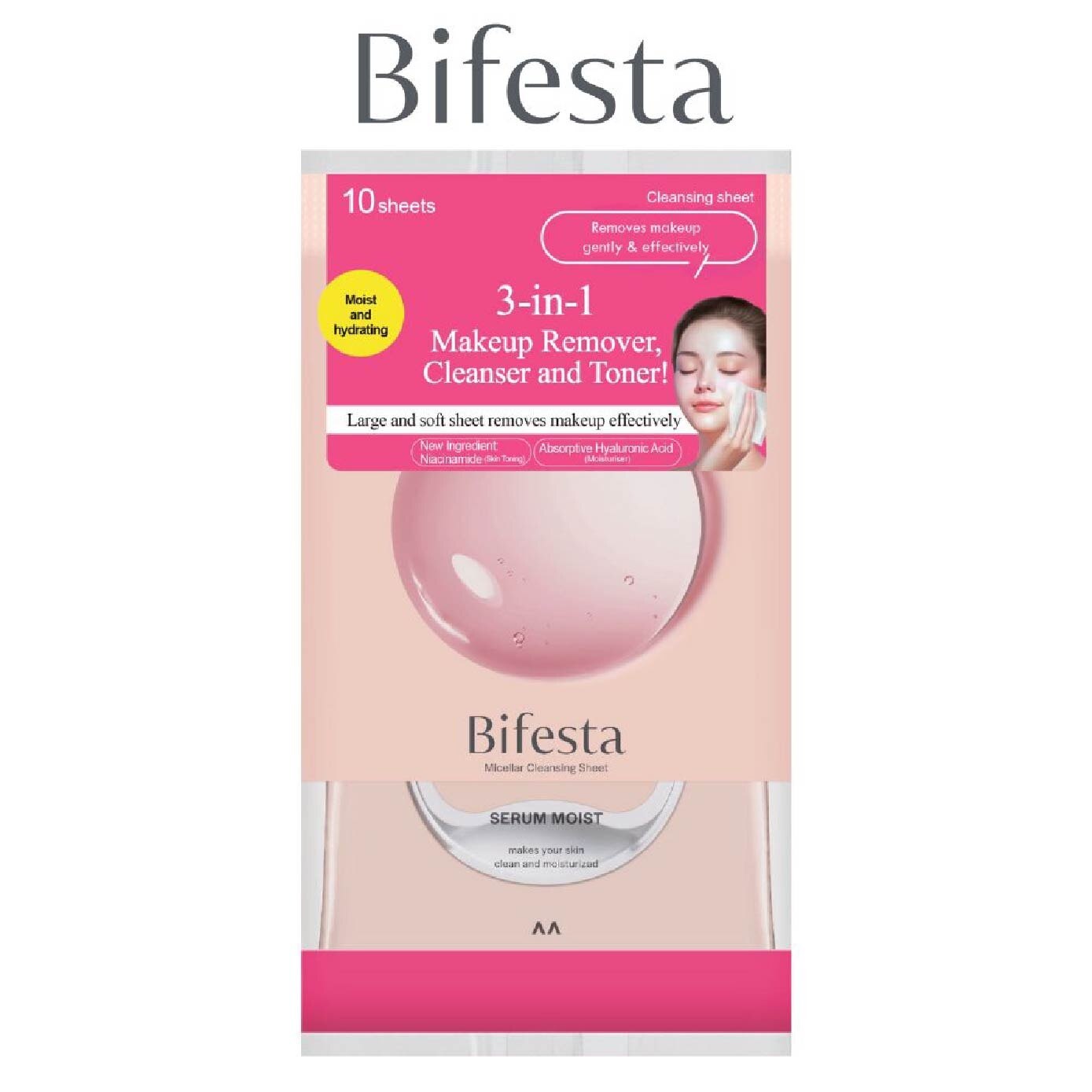 Cleansing Sheet Moist 10s