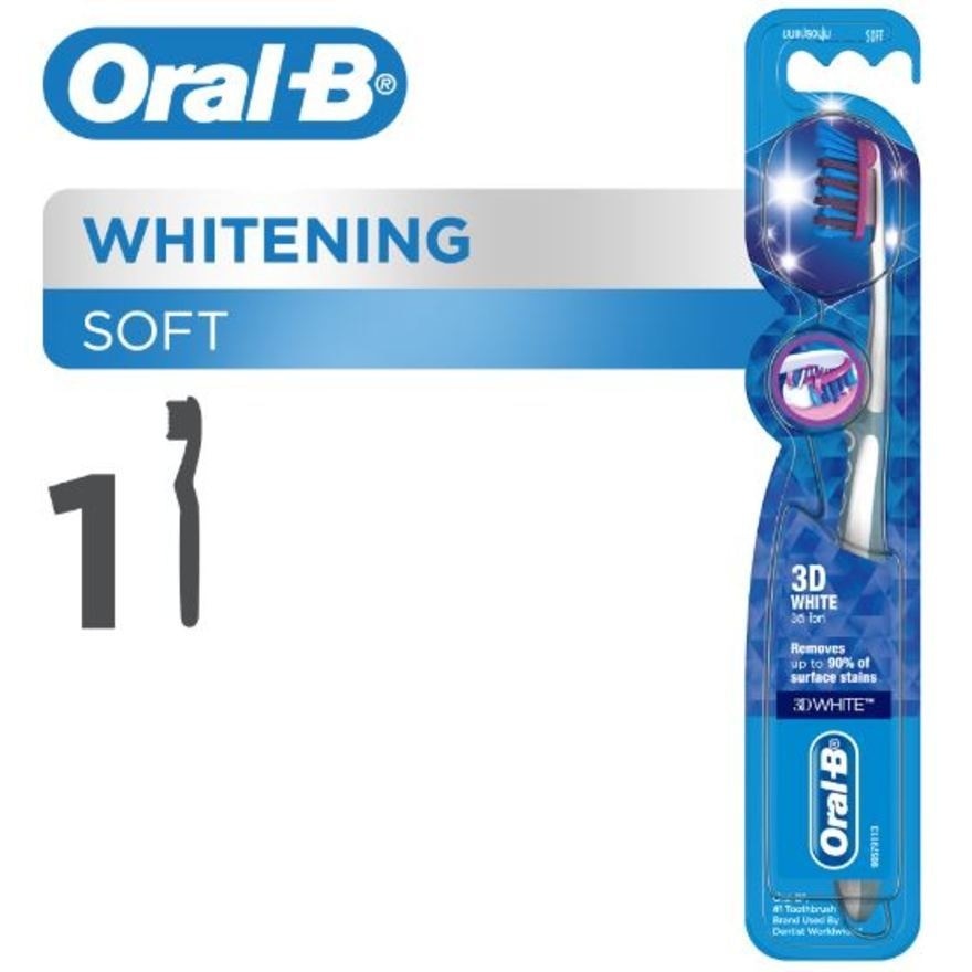 3D White (Soft) Manual Toothbrush 1 Count