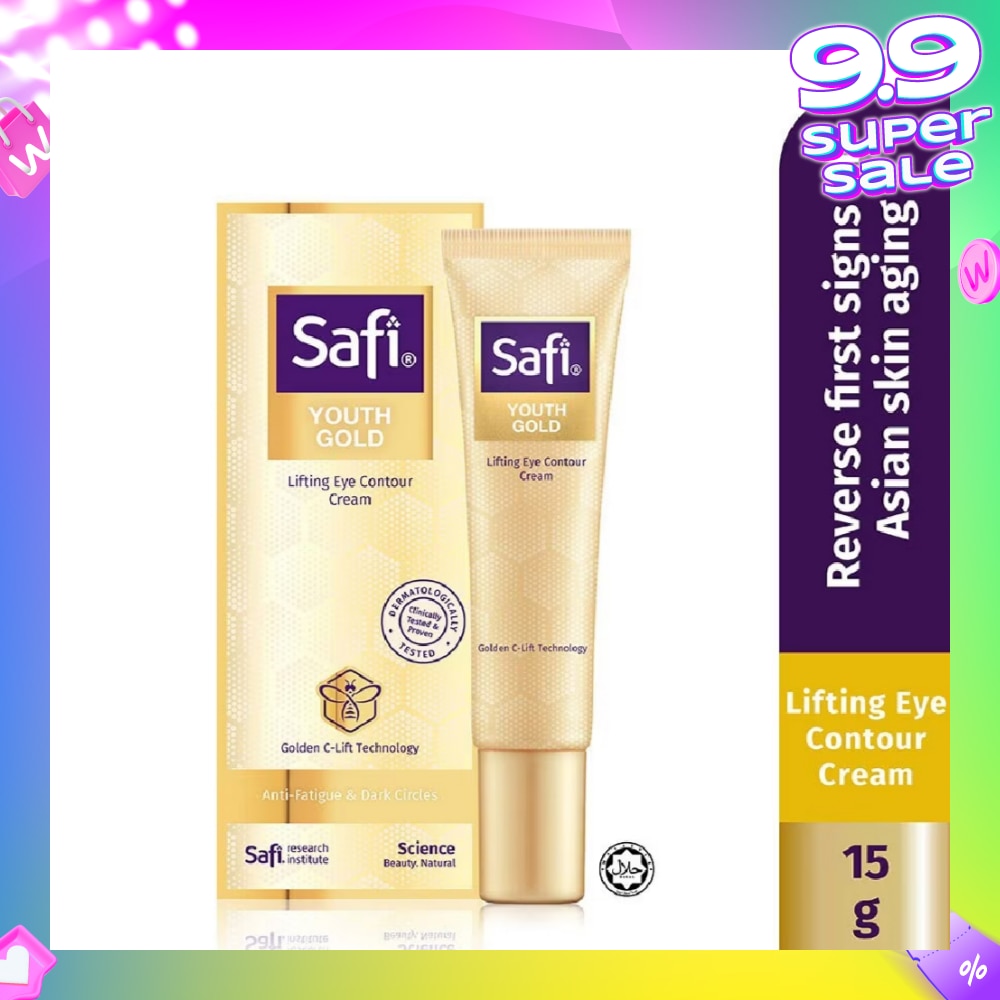 Youth Gold Lifting Eye Contour Cream (To Plump Skin, Reduce Fine Lines, & Dark Circles) 15g