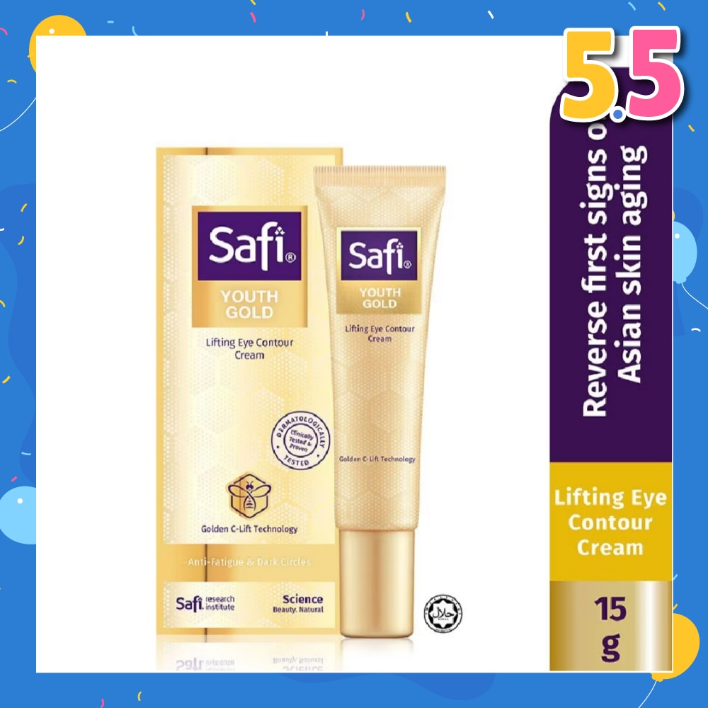 Youth Gold Lifting Eye Contour Cream (To Plump Skin, Reduce Fine Lines, & Dark Circles) 15g