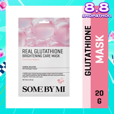 SOME BY MI Real Glutathione Brightening Care Sheet Mask (To Clear Skin Tone & Brightening) 1s