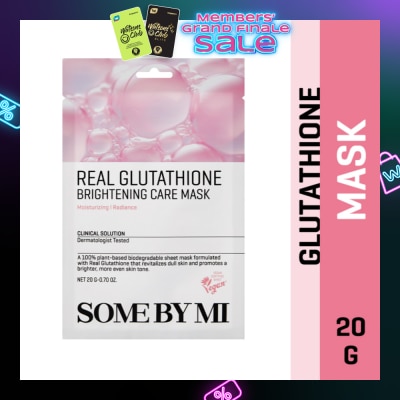SOME BY MI Real Glutathione Brightening Care Sheet Mask (To Clear Skin Tone & Brightening) 1s